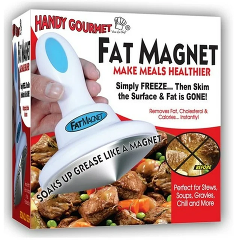 🍲 Handy Gourmet Fat Magnet – Dispozitiv pentru Îndepărtarea Grăsimii din Supe și Tocănițe | RapidChef