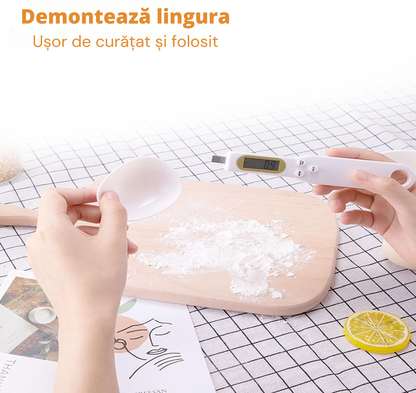 Lingură cu Cântar Digital de Precizie