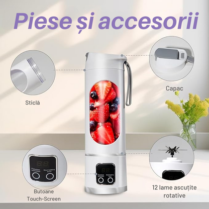 Blender Smart Portabil 500 ml – Touchscreen