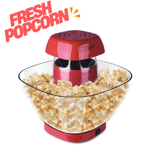 🍿 Mașină de Popcorn pentru Acasă – 1200W, Preparare Rapidă și Fără Ulei | RapidChef