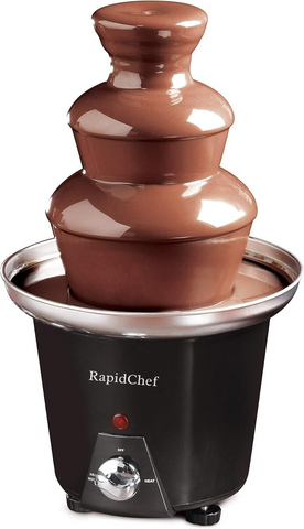 🍫 Fântână de Ciocolată 1.5 L pentru Evenimente, Petreceri și Serii de Film | Perfectă pentru Desserturi și Gustări | RapidChef