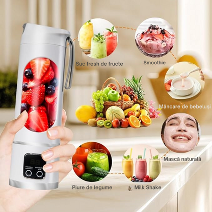 Blender Smart Portabil 500 ml – Touchscreen