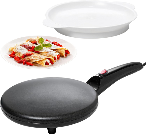 🥞Tigaie Electrică pentru Clătite, Non-stick, Portabil, cu Control Automatic al Temperaturii – RapidChef