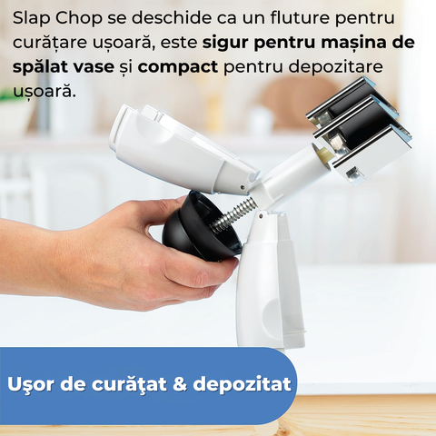 🍅 Slap Chop – Aparat Rapid pentru Tăiat Legume și Fructe, Ușor de Folosit | RapidChef