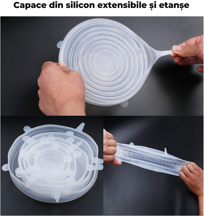 Set Capace din Silicon pentru Vase