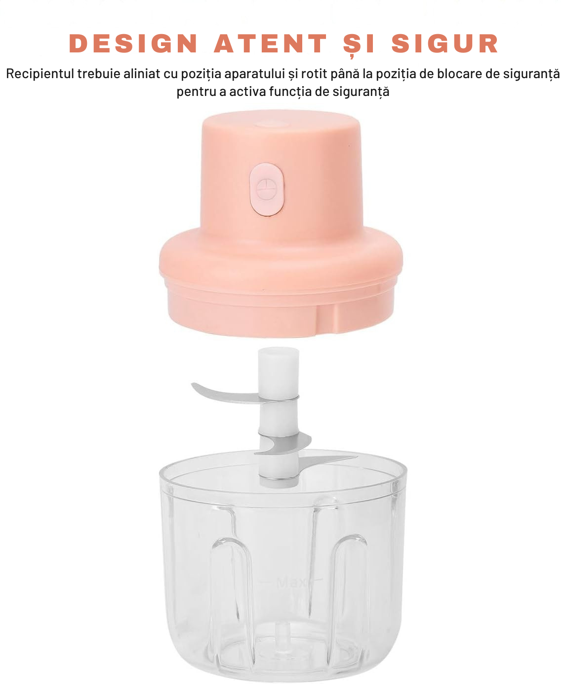 Tocător Electric Portabil 250ml